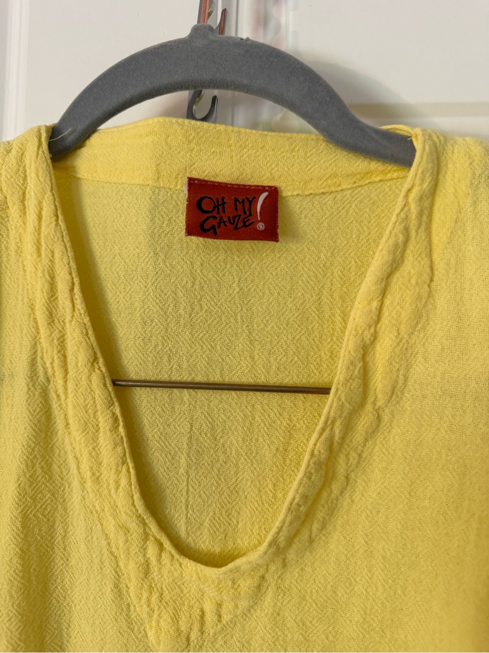 Oh My Gauze! Bright Yellow Lightweight Two-Piece Pantsuit - Picture 3 of 12